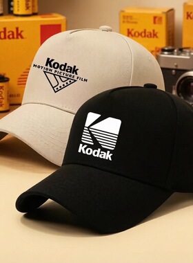 KODAK柯达印花款2026新款摄影师棒球帽男女户外鸭舌帽遮阳帽子