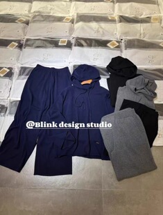 价格私询 2025秋冬新款 CJZP连帽抽绳羊绒套装