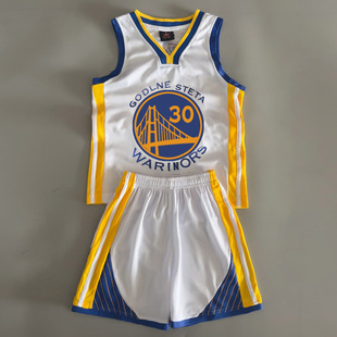 30号库里球衣成人儿童篮球服背心运动套装男女中大童速干训练服