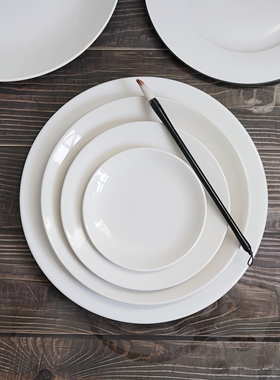 微瑕清仓 陶瓷调色盘易清洗墨碟墨盘大号国画调色盘水彩画调色板