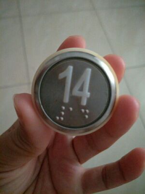 永大电梯按钮开孔35A3N18489