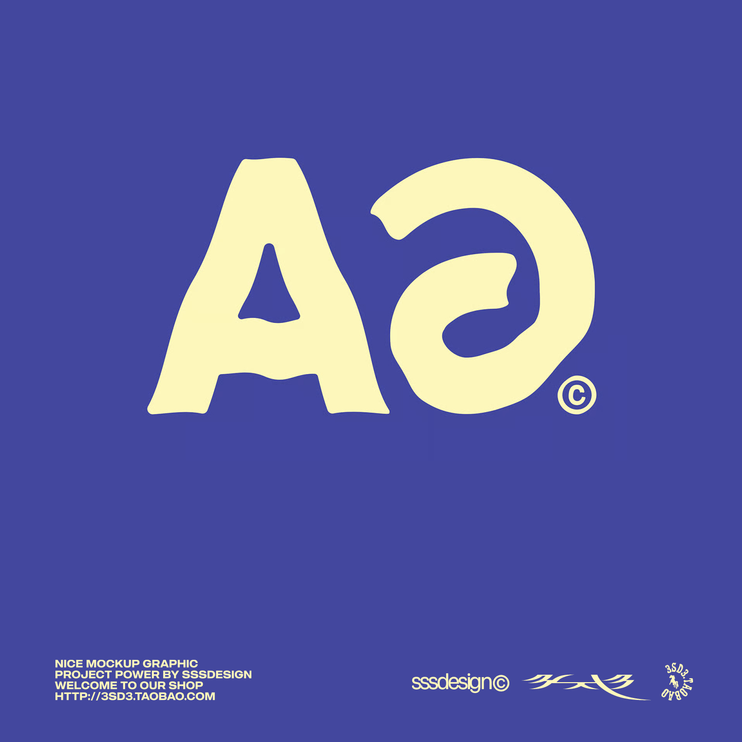 3SD3趣味抽象艺术儿童卡通扭曲怪异特别活泼个性新潮时尚英文字体