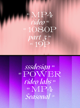 3SD3酸性复古渐变色彩MP4格式1080P高清动态视频直播酒吧背景素材