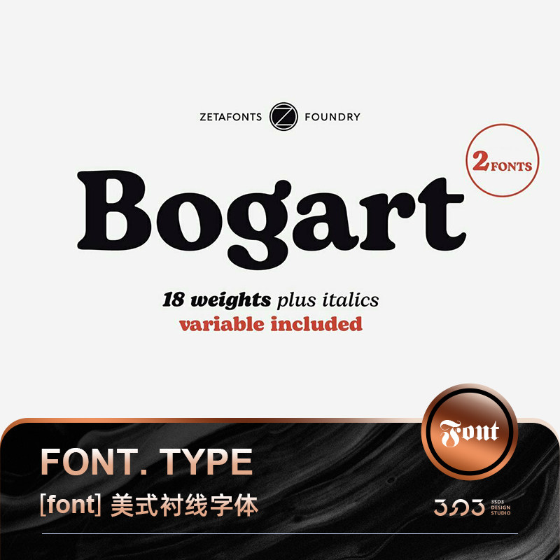 3sd3美式复古经典高级古典风格标题排版英文字体安装包ps设计素材