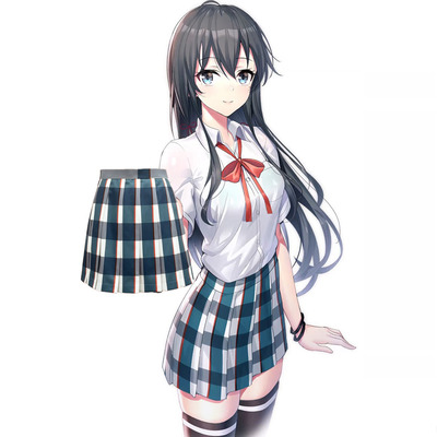 川井定制COS百褶JK裙雪之下雪乃