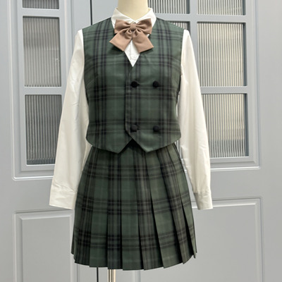 川井定制漫画同款马甲短裙套装