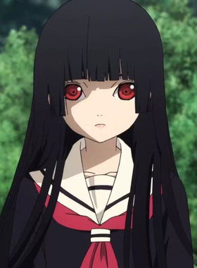 阎魔爱地狱少女COS水手服百褶裙