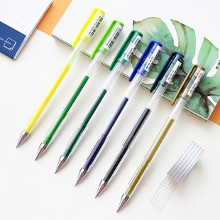 100中性笔啫喱笔多色水笔考试彩色签字笔日记手账 日本UNI三菱UM