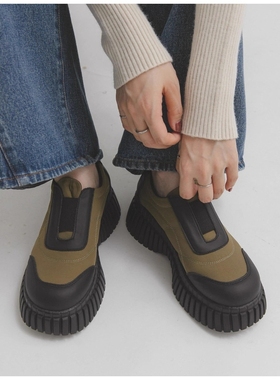 KBF轻量饼干鞋！复古英伦风厚底增高日系运动休闲鞋老爹鞋工装鞋