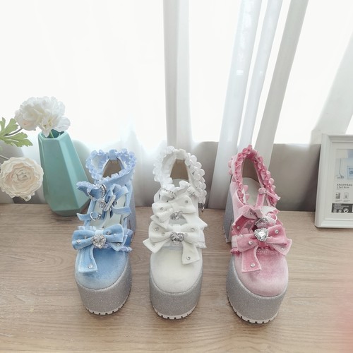 复古洛丽塔LOLITA玛丽珍鞋lo鞋