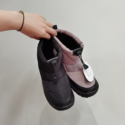 MOZ少量！复古北欧风加绒保暖防风防滑防水日系雪地靴女靴面包鞋