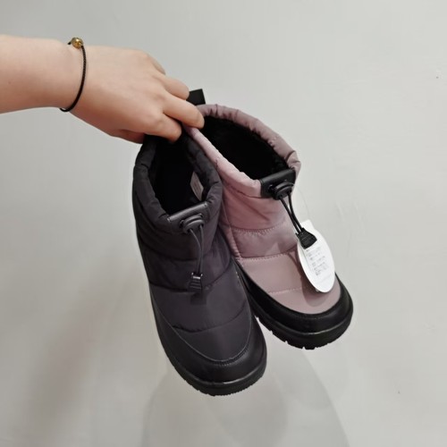 MOZ少量！复古北欧风加绒保暖防风防滑防水日系雪地靴女靴面包鞋