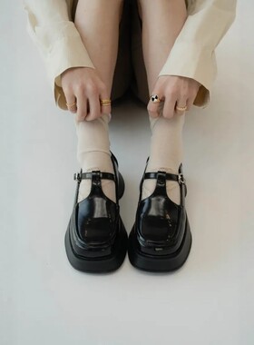 日系经典复古学院风小皮鞋女鞋