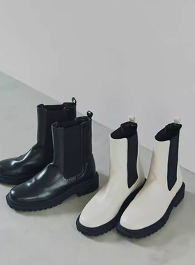 NBB修腿显瘦！复古英伦风日系女靴短筒靴切尔西靴马丁靴烟囱靴