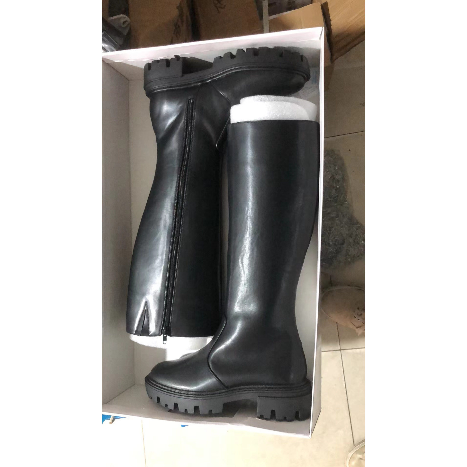 清仓99！日系修腿显瘦时尚百搭大长腿松糕底长筒靴高筒靴女长靴,女鞋,骑士靴,淘宝优惠券,粉丝福利购,淘宝优惠卷