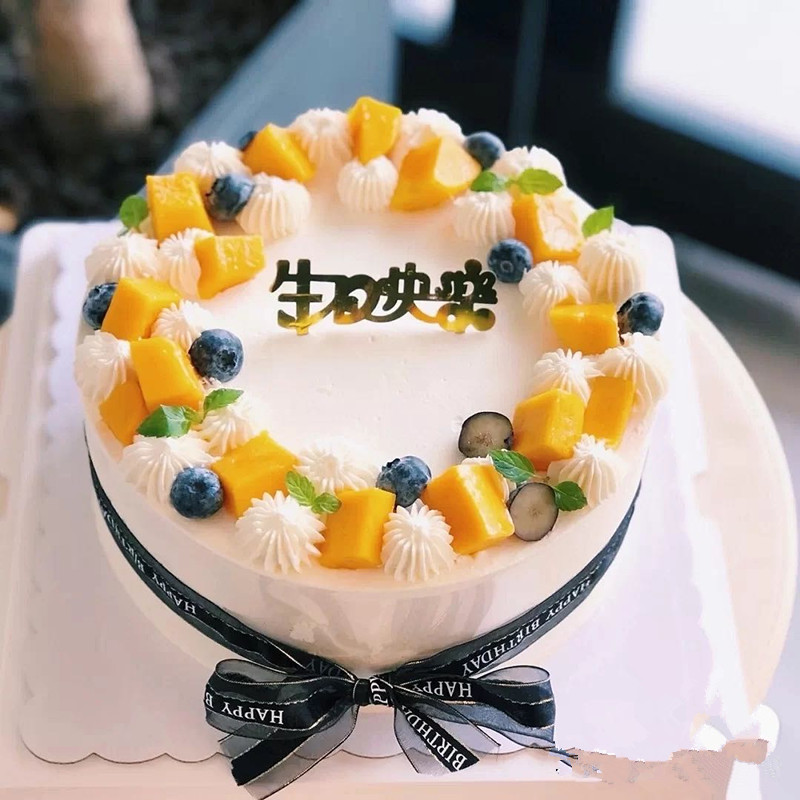 卡通动物奶油生日蛋糕同城配送