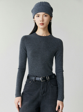 ZS6006-女60支纯绒修身圆领