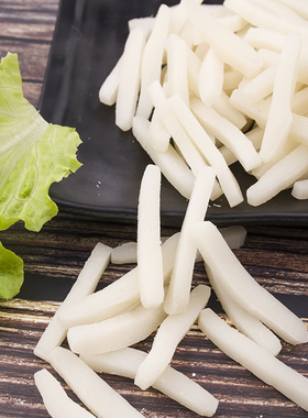 浙江台州特产优质粳米年糕丝火锅手工切炒年糕条1500G韧性有嚼劲