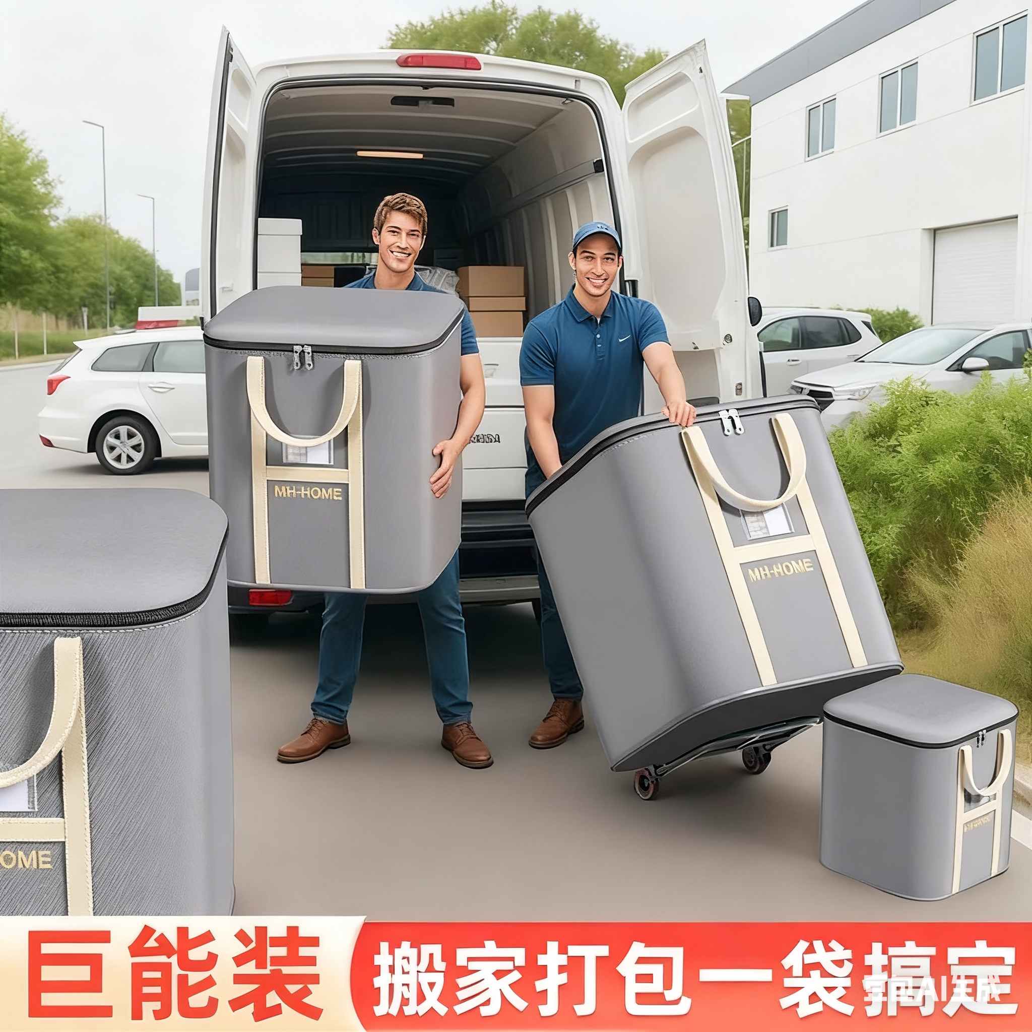 好阿姨搬家打包袋装衣服被子大容量防水防潮整理箱学生毕业专用袋