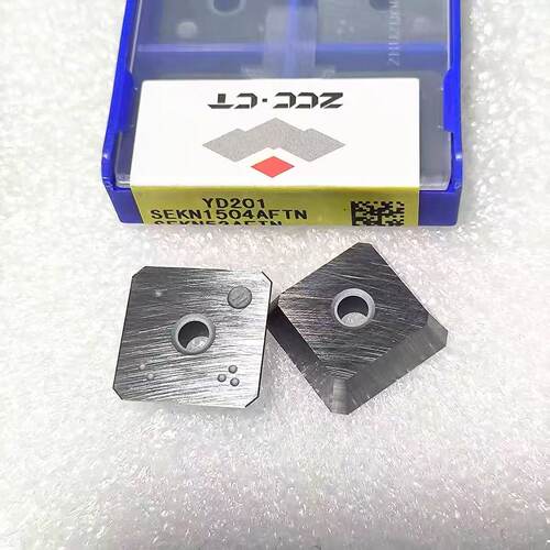 株洲钻石数控四方45度铣削刀片SEKN1504AFTN YD201 铸铁加工正品