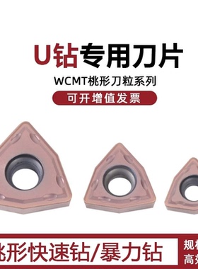 日本U钻快速钻暴力钻刀片WCMX030208 040208 WCMT050308FN ACZ330