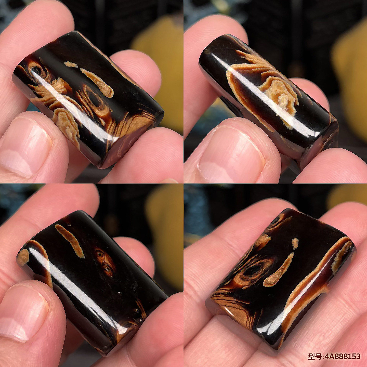 天然保真海柳文玩随型吊坠