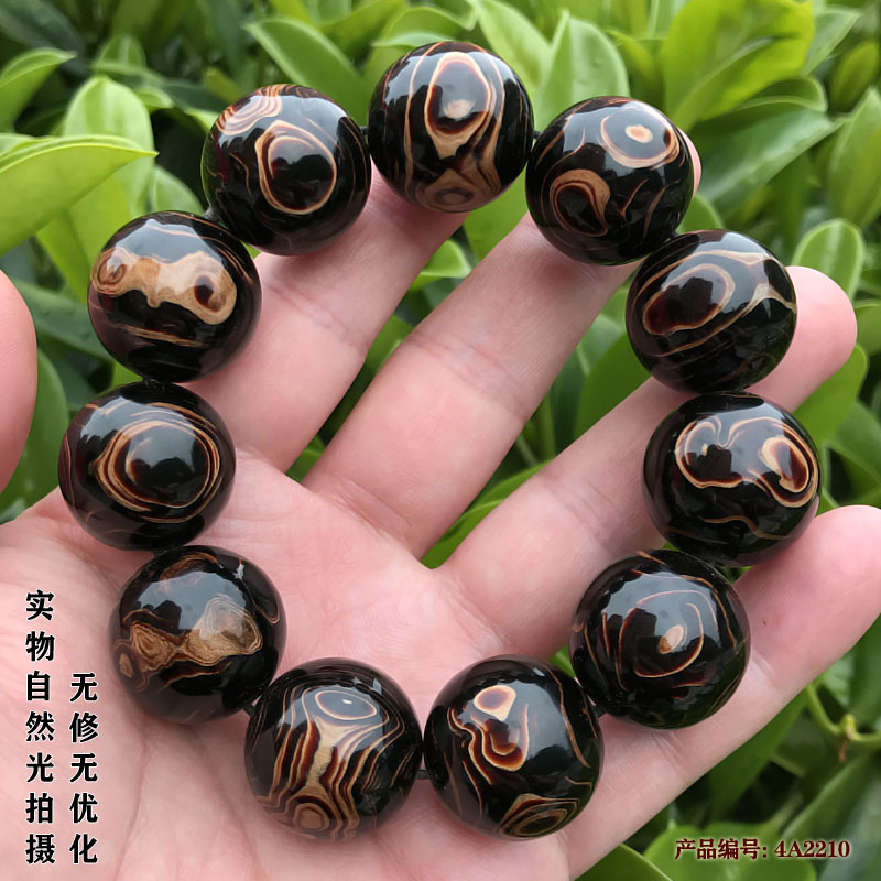 海柳手串文玩鬼脸纹佛珠念珠包邮