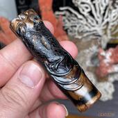 天然保真天然海柳烟嘴循环过滤器拉杆型活性碳粗中细通用精雕蟾蜍