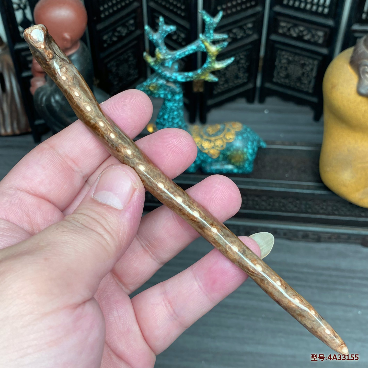 保真天然海柳发簪国风送礼盒装