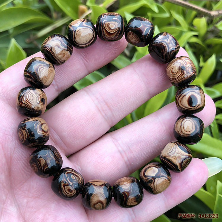 天然海柳手串血柳男女情侣款父母佛珠桶珠手链12x12mm鬼脸纹包邮,饰品/流行首饰/时尚饰品新,小众木作,淘宝优惠券,粉丝福利购,淘宝优惠卷