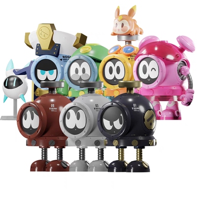 赛尔号ROBOTS机器人收藏纪念盲盒玩具罗杰赛小息阿铁打卡露露米咔