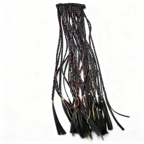 头饰辫子美丽娅疫情甩卖仿真丝细