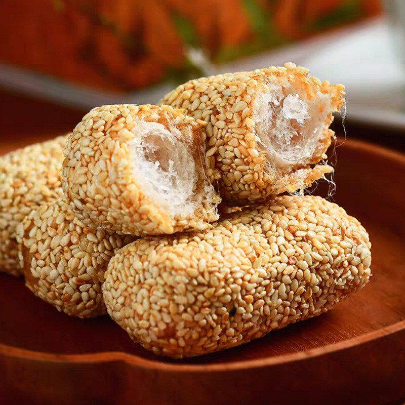 麻通软麻枣芝麻花麻枣潮汕傻帕潮汕特产花生麻枣福建汕头散装零食