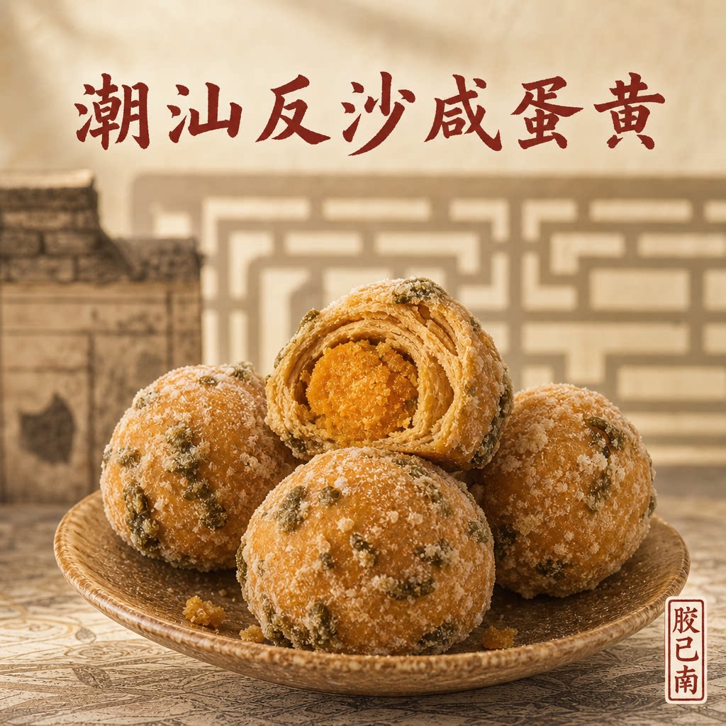 糕点美食独立酥传统黄蛋黄小吃