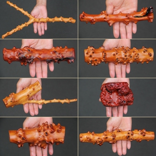 贵州天然野生檬子木文玩手把件按摩盘玩疙瘩木狼牙棒孤品一物一拍