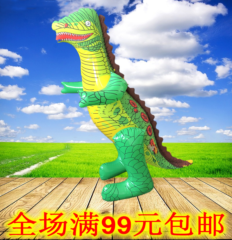 王子整包新款12个  充气霸王龙气球pvc玩具批發动物恐龙人气,玩具/童车/益智/积木/模型,塑料充气玩具（其他材质勿放）,淘宝优惠券,粉丝福利购,淘宝优惠卷