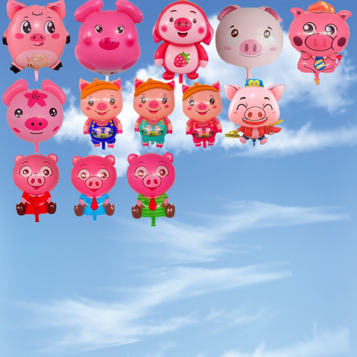 飘空儿童玩具气球皮皮猪