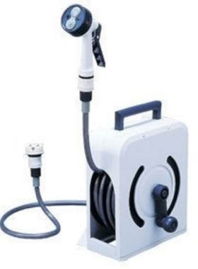 促销爱丽思软盘软管套装15米蓝色/水管车/卷管器/水车/浇花洗车