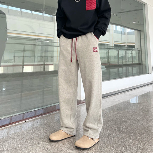 春季新款重磅刺绣休闲卫裤