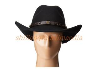 丽华纯羊毛礼帽欧美风西部牛仔骑士帽加防风带羊毛呢西藏热卖帽子