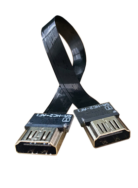 超薄HDMI FPC线直头弯头MINI MicroHDMI线 FFC转接软排线FPV航拍