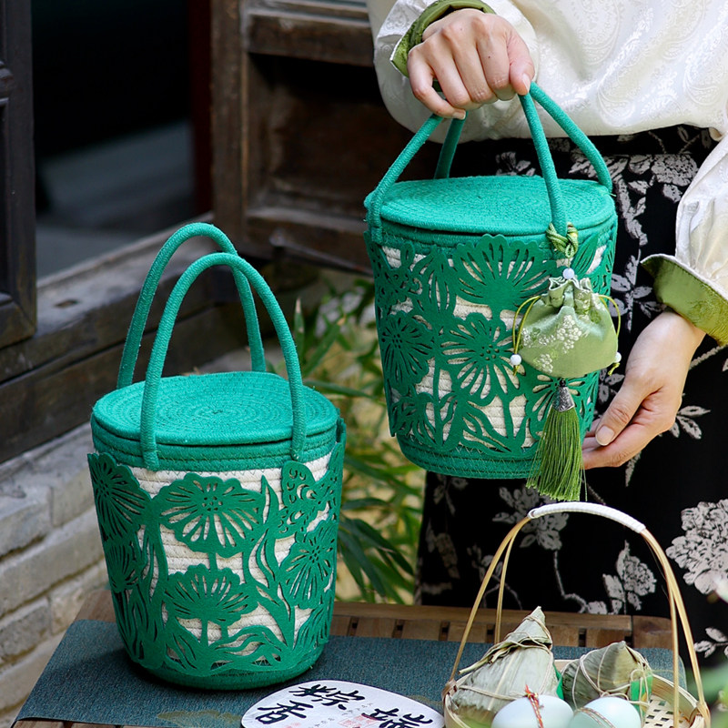 创意高档粽子包装盒端午节礼盒咸鸭蛋绿豆糕茶叶饼干糕点伴手礼盒