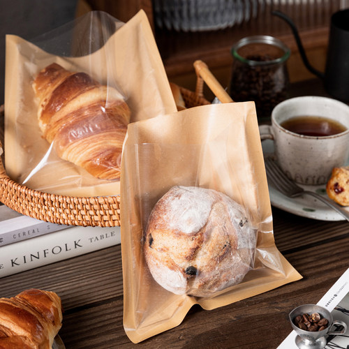 一次性面包包装袋烘焙菠萝三明治