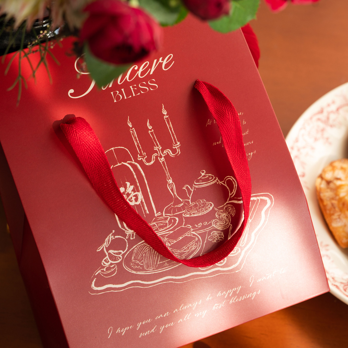 2026新年包装盒手提烘焙糖果盒曲奇饼干盒春节马年礼盒空盒子定制