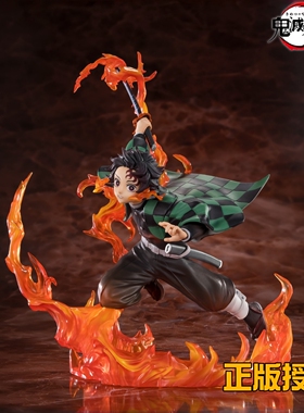 鬼灭之刃 正版手办周边 万代zero 灶门炭治郎 炼狱刀镡ver 万事屋