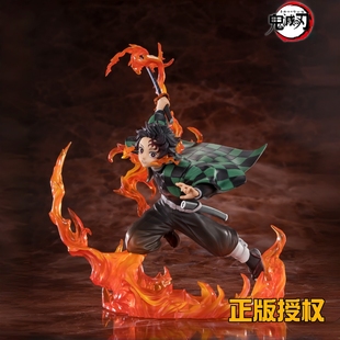 正版 炼狱刀镡ver 手办周边 灶门炭治郎 万事屋 万代zero 鬼灭之刃