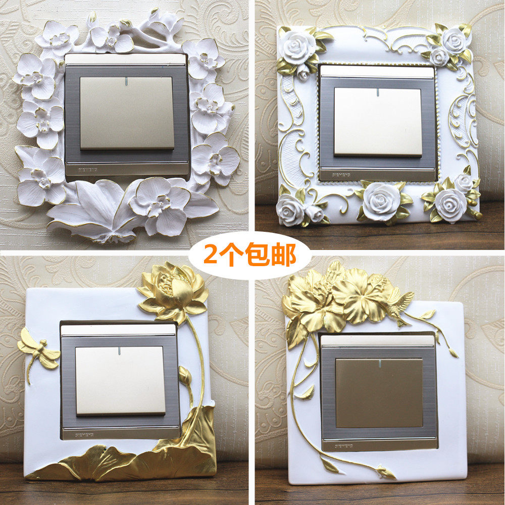 European style Simplicity originality resin Switch Sticker Birds Hooks key socket smart cover Decorative Wall Stickersin the Home accessories , Stickers , Switch Sticker  category - from Buy2taobao.com to provide professional Taobao agent buy service