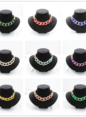 韩版ins夸张项链绳