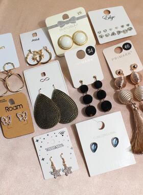 欧美风格耳饰包镶水钻潮流夸张个性气质时尚耳钉女耳环按包卖福袋