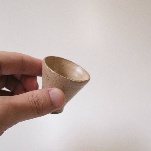 ZASUI黄釉陶ins酒杯茶杯